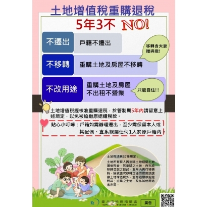 土地增值稅重購退稅5年3不 NO.jpg